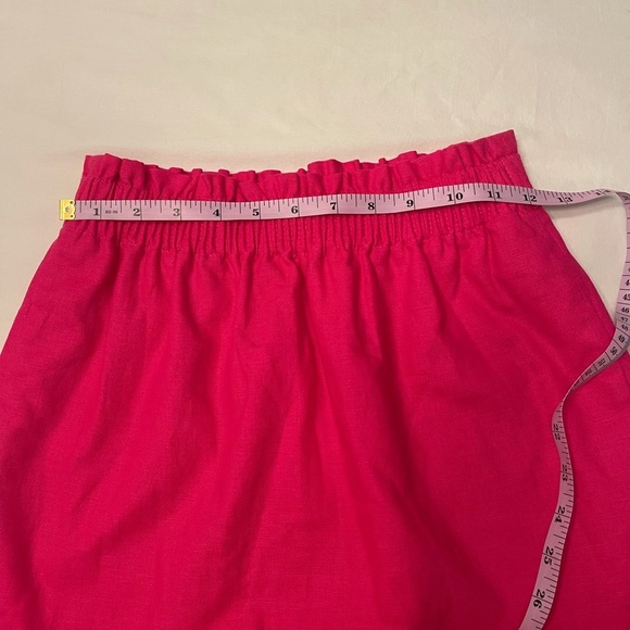 J. Crew Factory Pink Scallop High Waisted Skirt - Picture 4 of 11